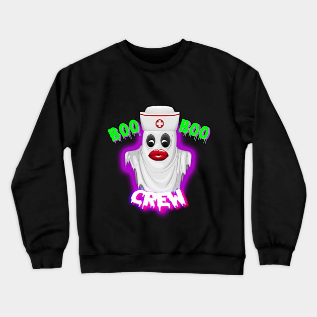 Boo Boo crew nurse funny t-shirt Crewneck Sweatshirt by ZOO OFFICIAL